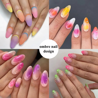 50Pcs Nail Art Sponge Set with Grab Pen - Smarsty