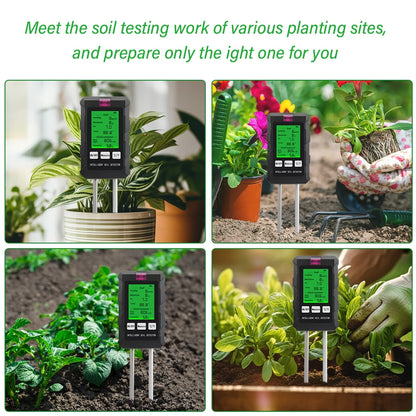Digital 6 in 1 Soil PH Meter and Tester for Garden Health - Smarsty