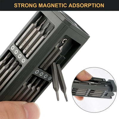 Precision Screwdriver Set 8 32 43 46 in 1 Torx Hex Phillips Magnetic Screwdriver Bit Phone Watch Laptop Mini Repair Tool Set - Smarsty