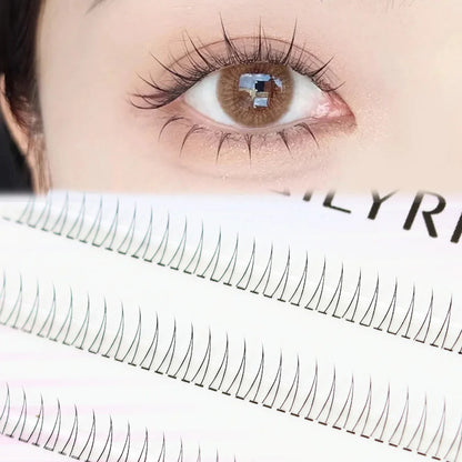 J Curl V Shape Black Under Lashes for Natural Look - Smarsty