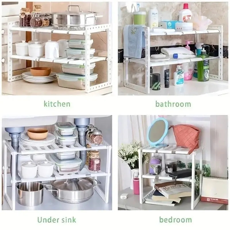 Sink Organizer and Storage for Bathroom and Kitchen - Smarsty