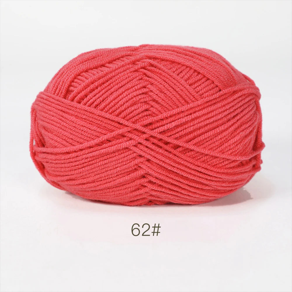 Soft Milk Cotton Yarn for Hand Knitting Projects - Smarsty