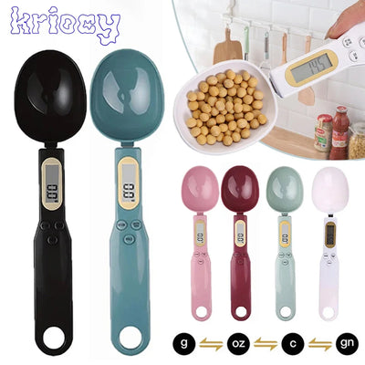 Electronic Kitchen Scale 500g 0.1g LCD Digital Measuring Food Flour Digital Spoon Scale Mini Kitchen Tool for Milk Coffee Scale by Smarsty