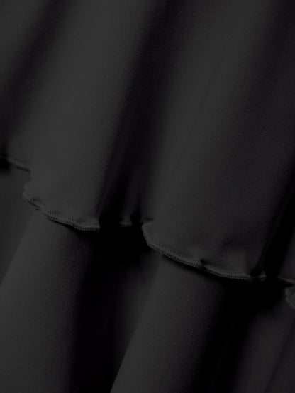 2025 New Solid Color Skirt Women Summer Fashion Outdoor Versatile High Waist Slim Fit Elastic Waist Short Skirt Goods In Stock - Smarsty