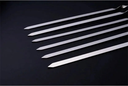 Stainless Steel BBQ Skewers Set for Easy Grilling - Smarsty
