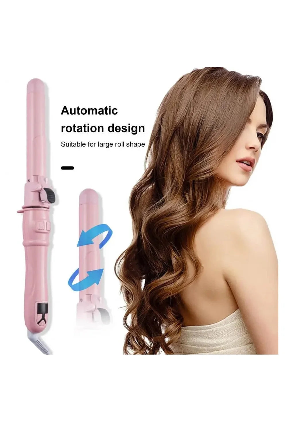 Automatic 28mm Hair Curling Wand for Professional Waves - Smarsty
