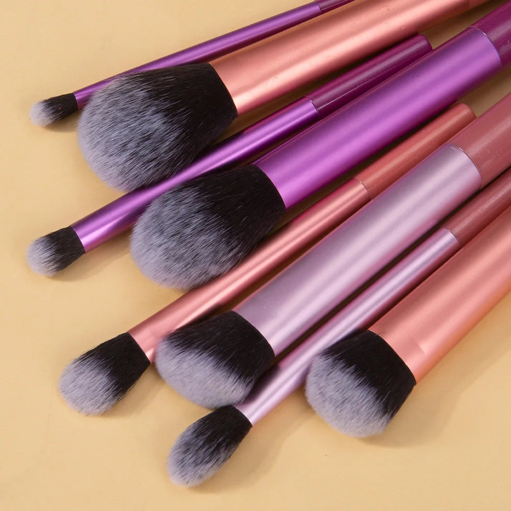 Soft Synthetic Hair Makeup Brush Kit for Flawless Application - Smarsty