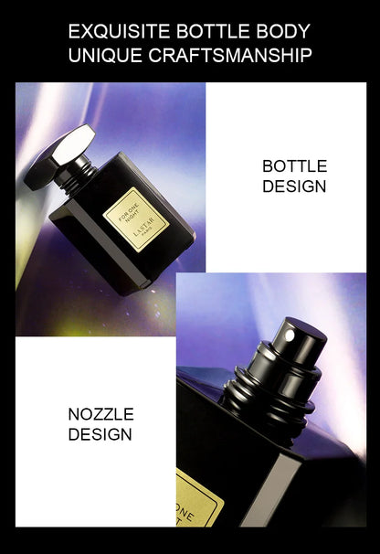 LASTAR Pheromone Perfume 55ml/1.86fl oz Cedar Long-Lasting Fragrance, Suitable for Christmas Gifts for both Men and Women