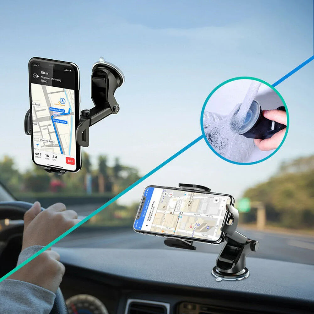 Universal Car Phone Holder 360 Degree Rotation Mount - Smarsty