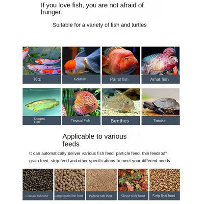 Smart Wifi Aquarium Fish Feeder with Voice Control - Smarsty