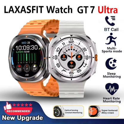LAXASFIT GT7 Ultra Smartwatch with HD AMOLED Display - Smarsty