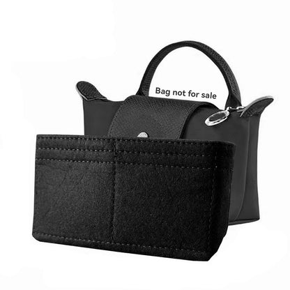 Bag Organizer For Longchamp Mini Bag Storage Bag The Liner Bag Felt Purse Insert Handbag Liner Bag