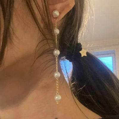 Fashion Pearl Drop Earrings for Women Cute Bridal Jewelry 2024 - Smarsty