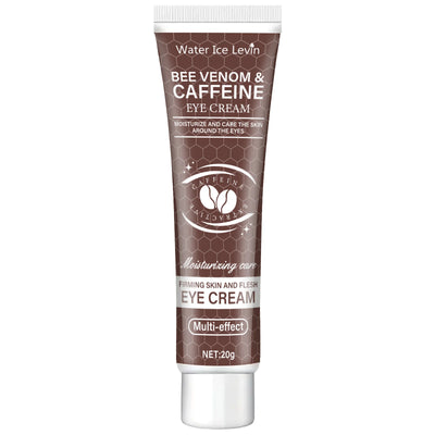 Natural Caffeine Powerful Moisturizing Firming Eye Cream 20g for Puffy and Dark Circles Post-Lifting Area after Using, Reduce Wrinkles and Aging, Light Beige Relaxation - Smarsty