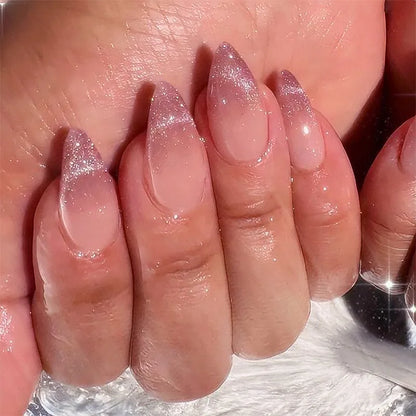 24Pcs Cute Strawberry French Press On Nails - Smarsty