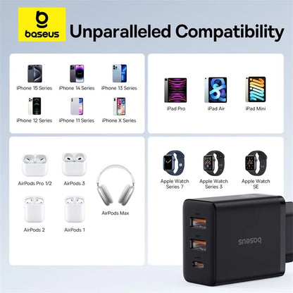 30W USB Type C PD Fast Charger For iPhone Androids - Smarsty