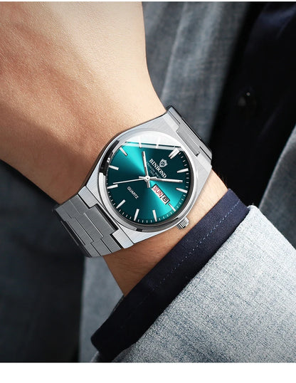 Luxury Waterproof Quartz Men's Watch with Luminous Features - Smarsty