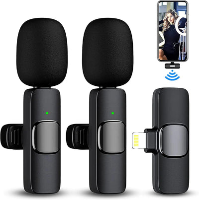 Wireless Lavalier Microphone for iPhone and Android - Smarsty