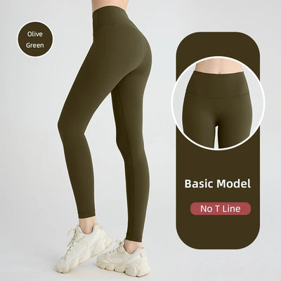 2024 Hot Sale Fitness Lenggings Female Full Length Leggings Running Pants Comfortable And Formfitting Yoga Pants Workout Legging - Smarsty