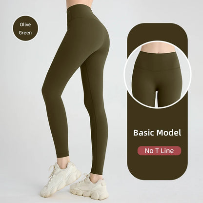2024 Hot Sale Fitness Lenggings Female Full Length Leggings Running Pants Comfortable And Formfitting Yoga Pants Workout Legging - Smarsty