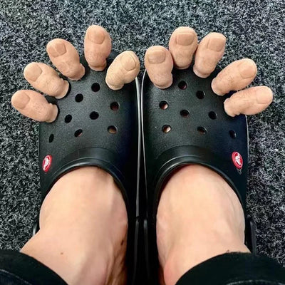 1pc Simulation Toe Shoe Decoration for Slippers Beach Shoes DIY Shoe Accessories Creative Cute Funny Removable - Smarsty