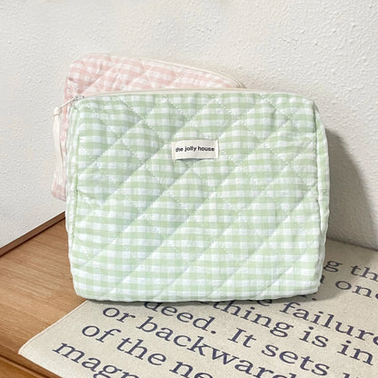 Large Capacity Women's Cosmetic Bags Cases Casual Ladies Small Storage Bag with Zipper Female Travel Clutch Bag Small Handbags - Smarsty