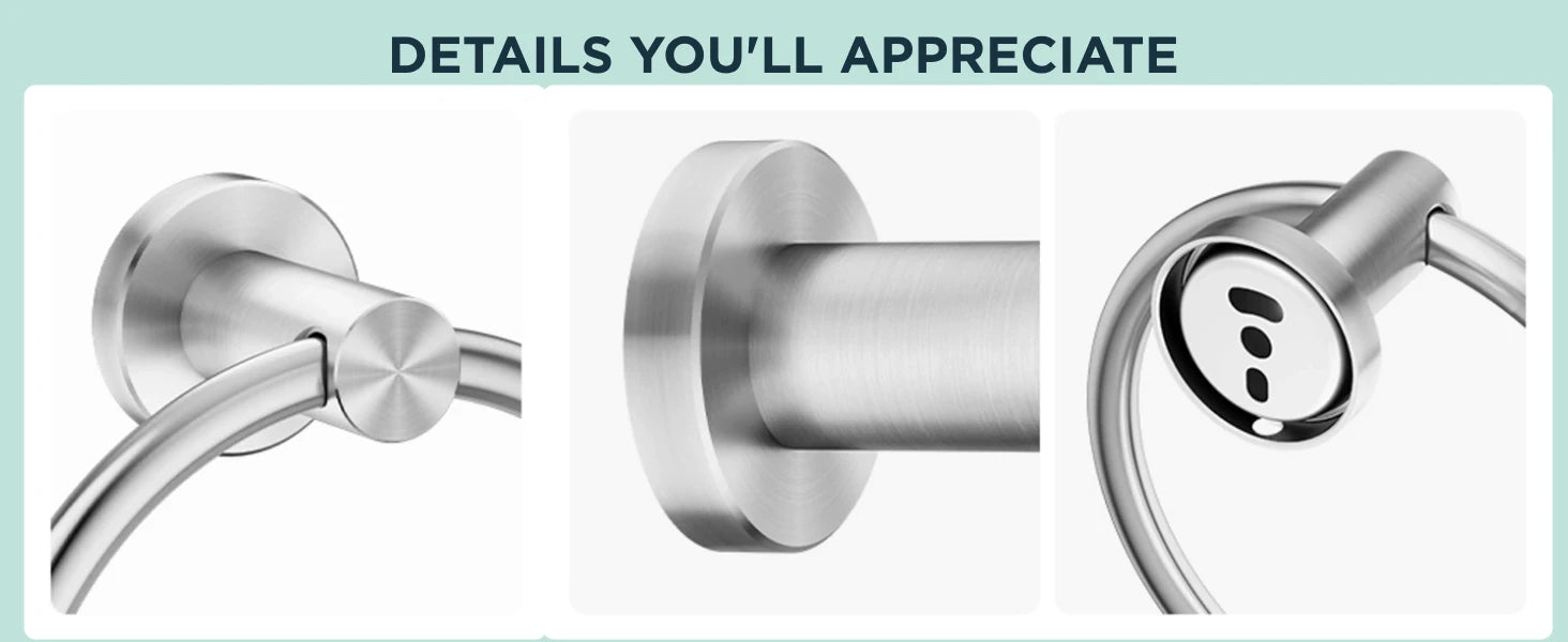 Modern Stainless Steel Towel Ring for Easy Storage - Smarsty