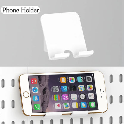 DIY Pegboard Accessories Kitchen Organization No Drill Hanging Shelf Storage Hooks Wall Organizer Crafts For Garage Room