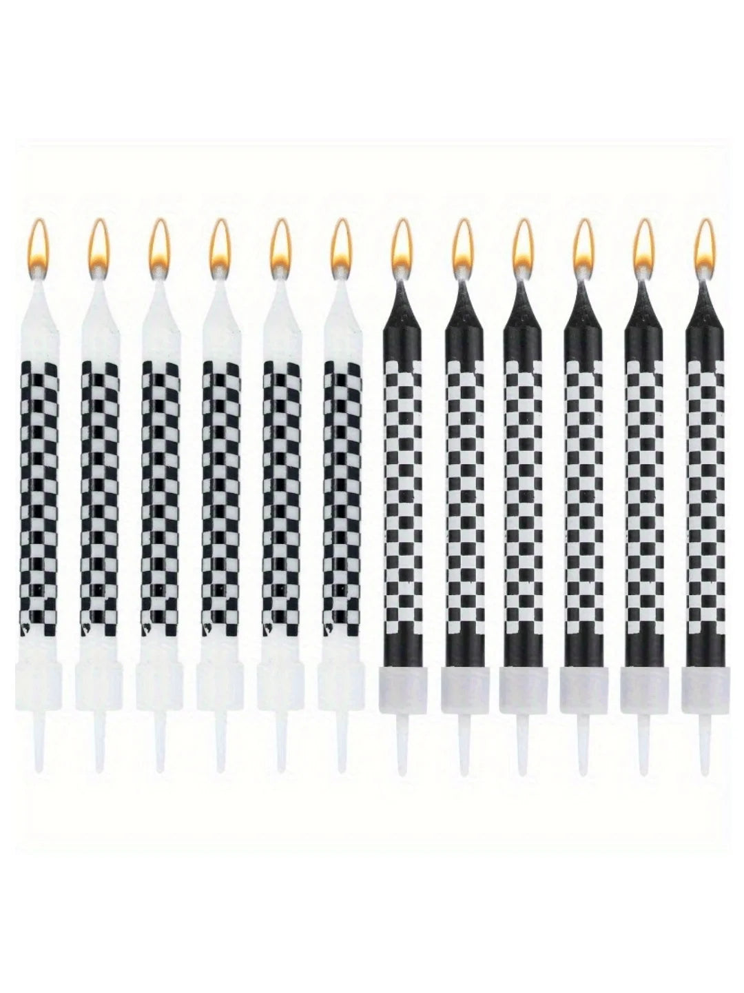 6/12/48pcs/1case Birthday Candles Spiral Cake Candles  Long Thin Cake Candles For Wedding Party And Cake Decoration - Smarsty