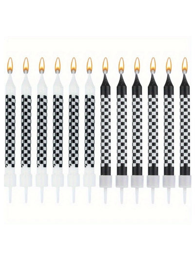 6/12/48pcs/1case Birthday Candles Spiral Cake Candles  Long Thin Cake Candles For Wedding Party And Cake Decoration - Smarsty