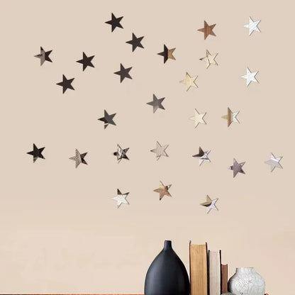 Star Mirror Wall Stickers for Stunning Home Decor - Smarsty