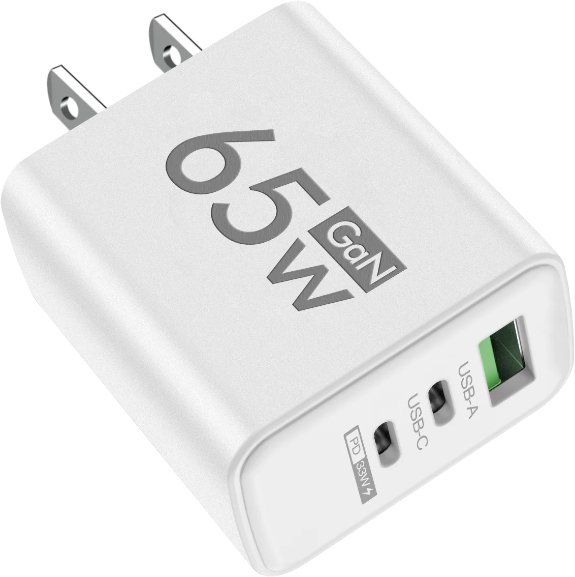 GaN 65WMax USB C PD Ultra Fast Charging Wall Charger - Smarsty