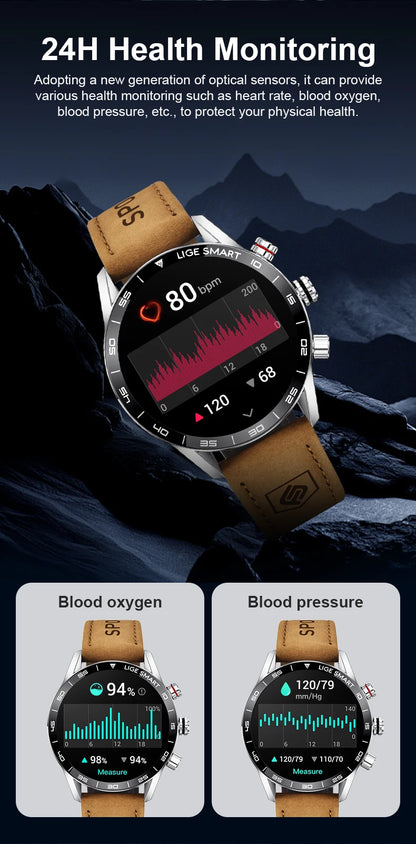 Rugged Military GPS Smart Watch for Men - Smarsty