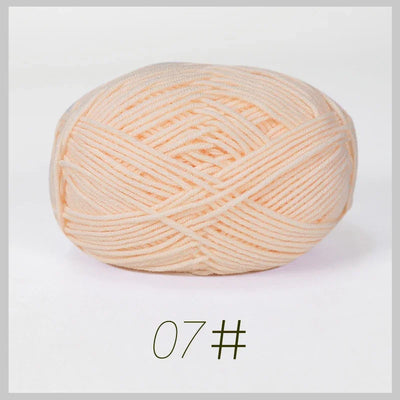 Soft Milk Cotton Yarn for Hand Knitting Projects - Smarsty