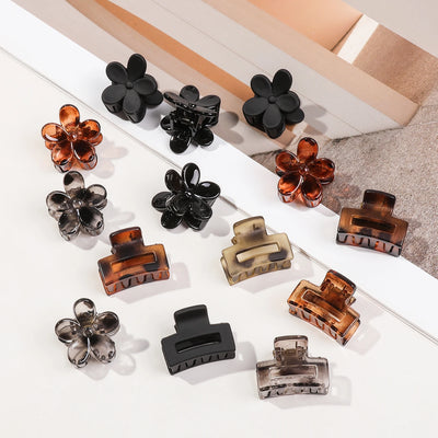 Mini Flower Hair Clips For Women Creaseless Hold For Bangs - Smarsty