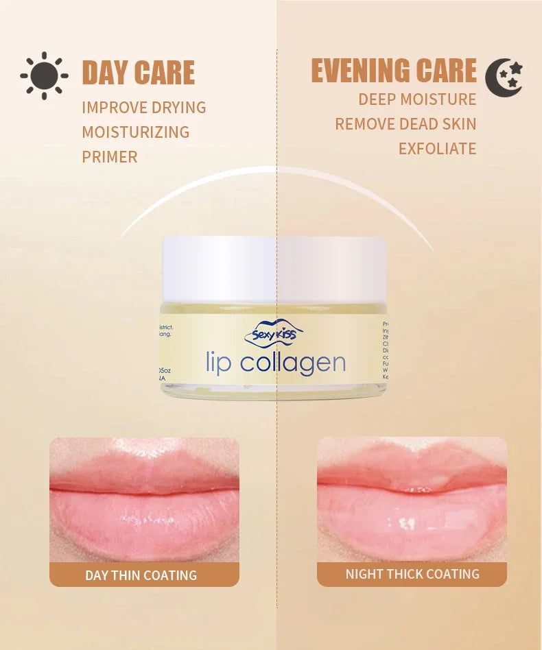 Hyaluronic Acid Collagen Lip Mask for Deep Hydration - Smarsty