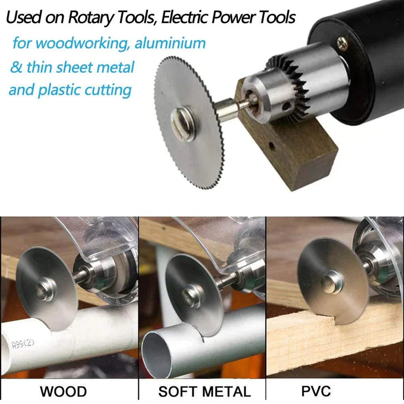 High Speed Steel Circular Saw Blades Set for Dremel - Smarsty