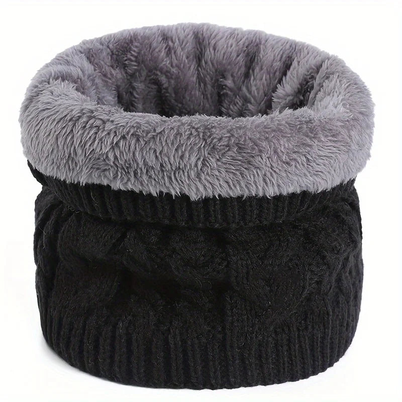 Fashion Polyester Fiber Neck Warm Scarf Suitable for Comfortable Winter Accessories for Men and Women in Cold Weather - Smarsty