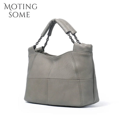 Cow Leather Saddle Bag For Women Mini Tote Luxury Daily - Smarsty