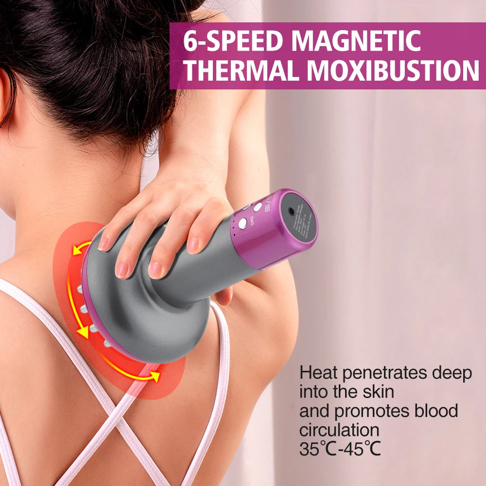 Rechargeable Guasha Massager for Body Shaping and Detoxification - Smarsty
