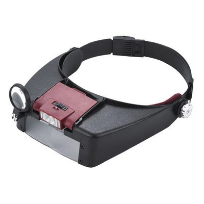 LED Light Magnifying Glasses 1.5x 3x 8.5x 10x Illuminated Magnifier Lightweight Adjustable Band for Reading Jewelers