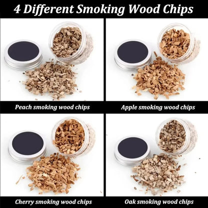 Wooden Cocktail Smoker Kit for Whiskey and Tequila - Smarsty