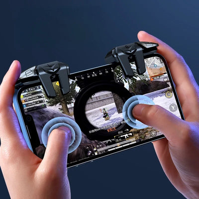 Ergonomic Mobile Game Trigger with Retractable Design - Smarsty