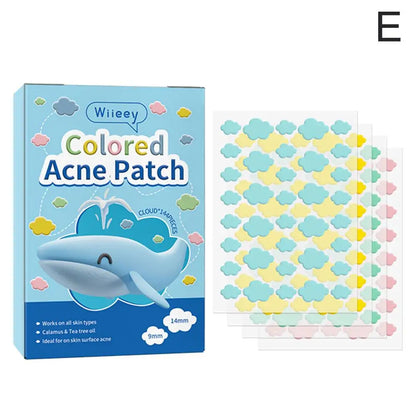 144 Piece Colorful Invisible Acne Patches for Clear Skin - Smarsty