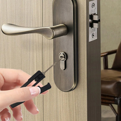 Compact Lock Picking Set Multi-Function Versatile Door Open Keys Automotive Opening Pick Hook for Outdoor Explorers