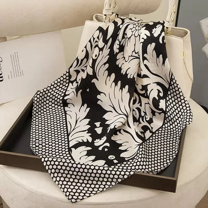 Luxury Women's Spring Polyester Scarf Soft Smooth Shawl - Smarsty