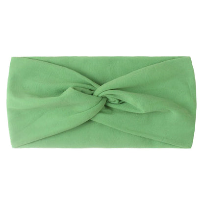 Candy Color Knotted Baby Girl Headband Soft Elastic - Smarsty
