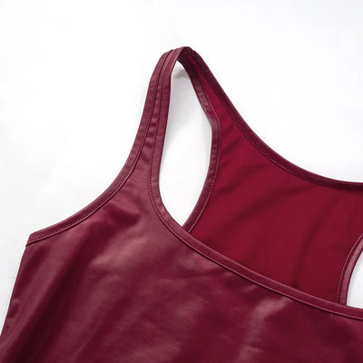 Solid Tank Top Women Edgy Clothes Y2k Accessories Sleeveless Ropa De Mujer Square Collar Camison Verano Korean Fashion Clothing - Smarsty
