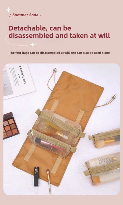 Transparent Cosmetic Bag Travel Organizer For On The Go - Smarsty