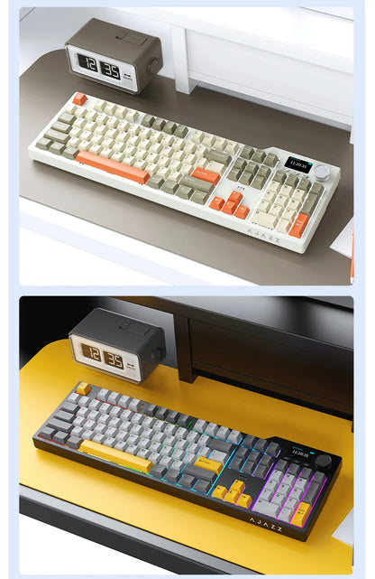 Tri Mode Gaming Keyboard With Hot Swap 104 Keys Gasket